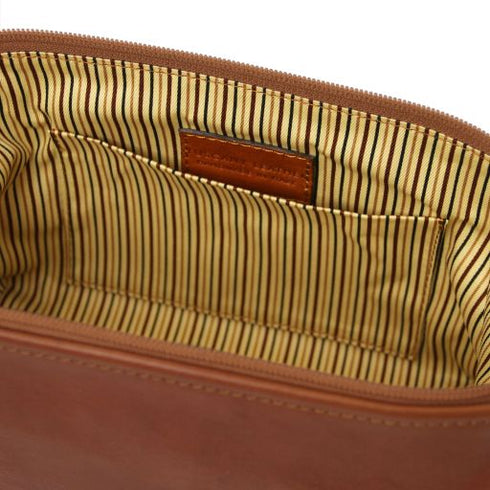 Smarty - Leather toiletry bag - Small size